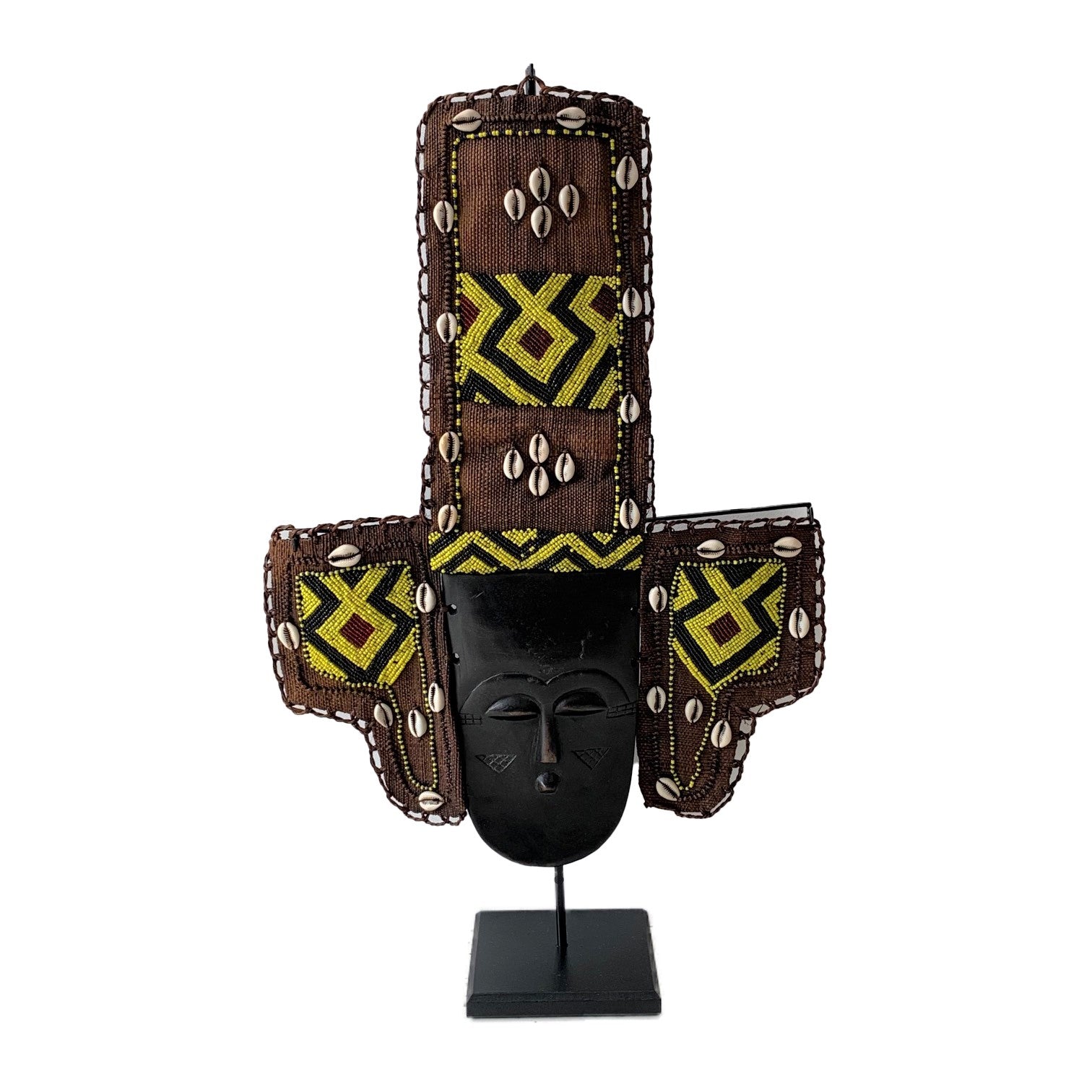 Lele Flat Beaded Mask