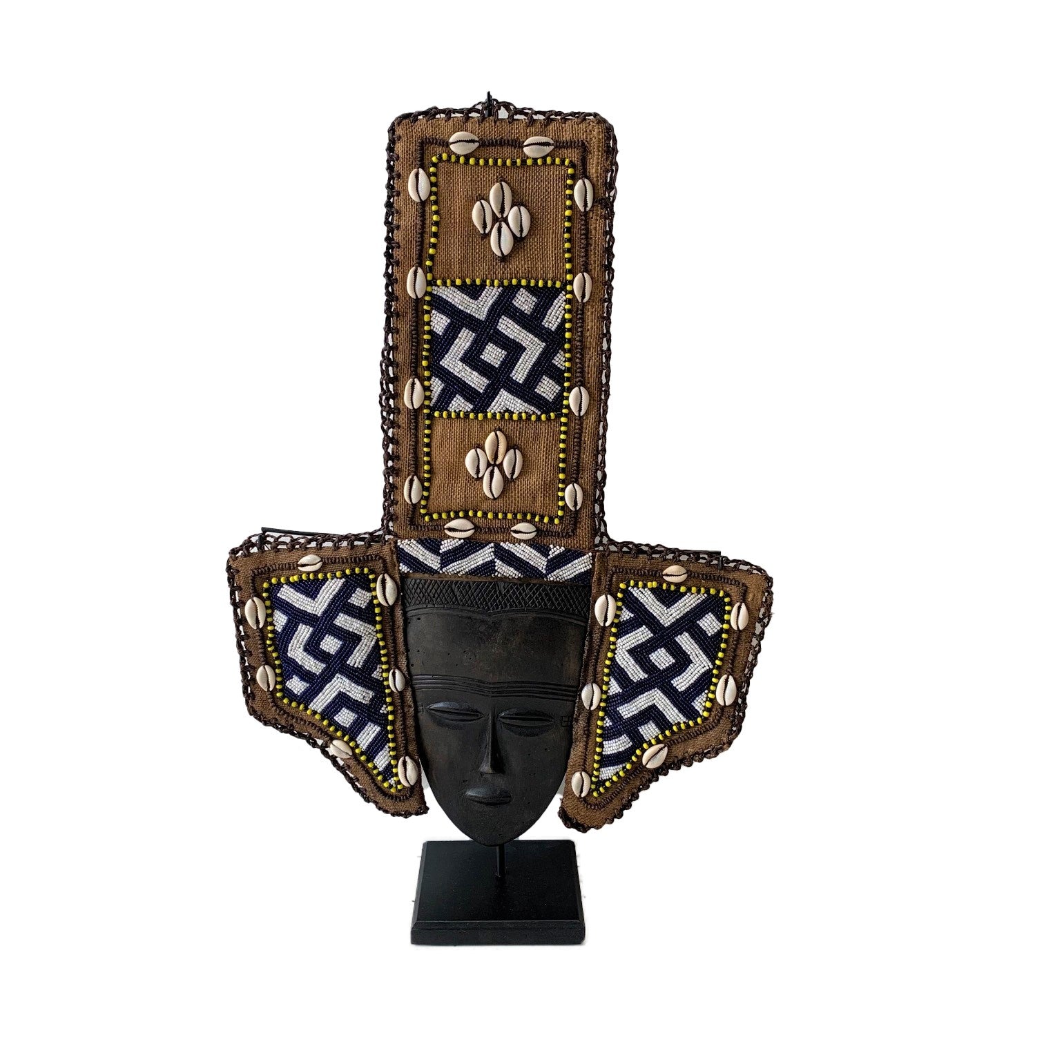 Lele Flat Beaded Mask