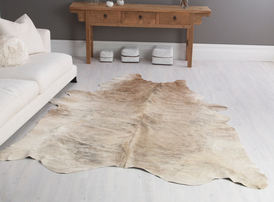 Light Exotic Cow Hide Rug