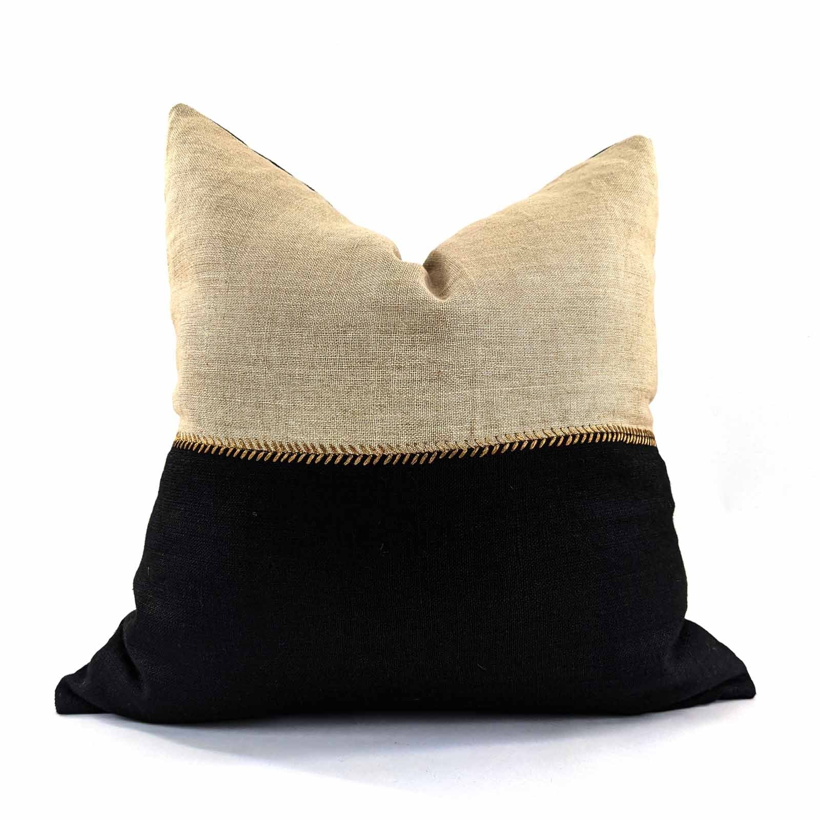 Linen Lace Stitch Linen Lounge Cushion