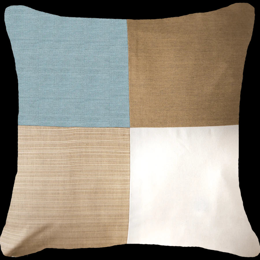 Outdoor Nautical Uniform Lounge Cushion 55 x 55 cm in Cloud