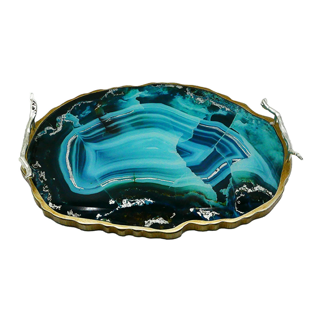 Luxe Tray in Turquoise