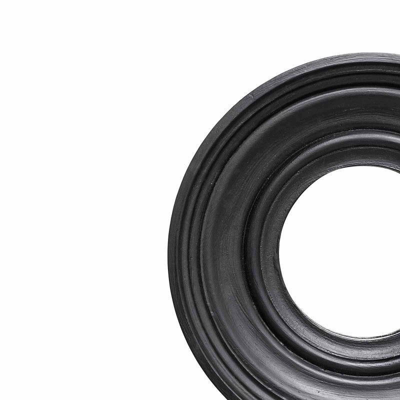 Bridgehampton Round Mirror in Black