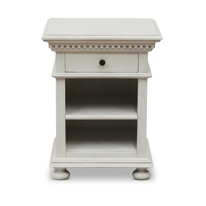 Augusta Bedside Table with One Drawer