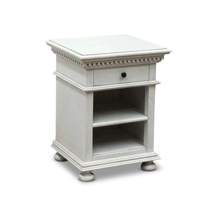 Augusta Bedside Table with One Drawer