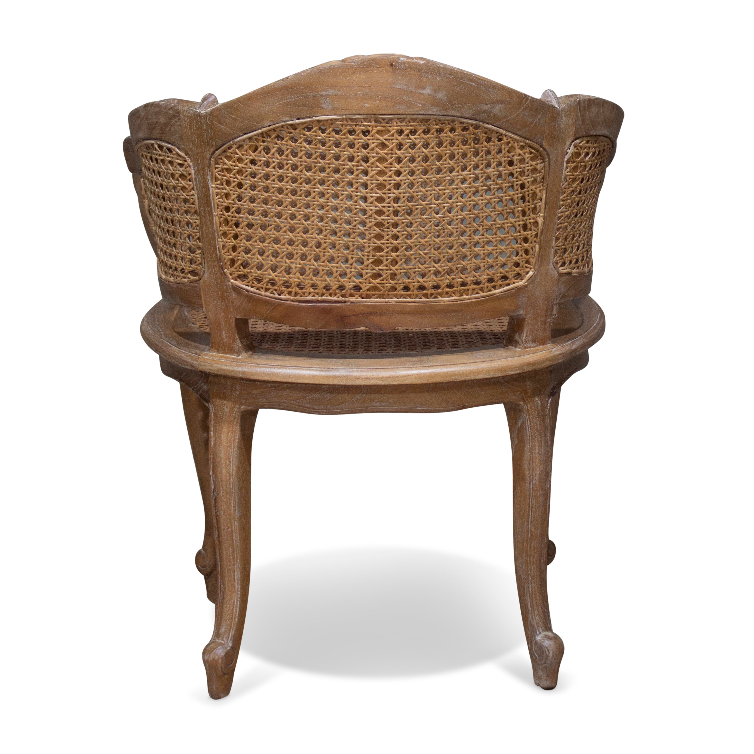 Marie Antoinette Chair  in Weathered Oak