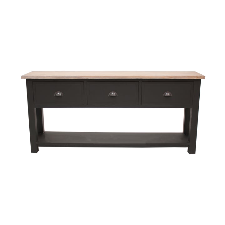 Farmhouse Console with 3 Drawers