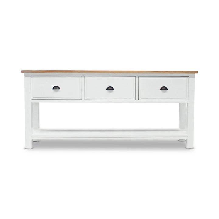 Farmhouse Console with 3 Drawers