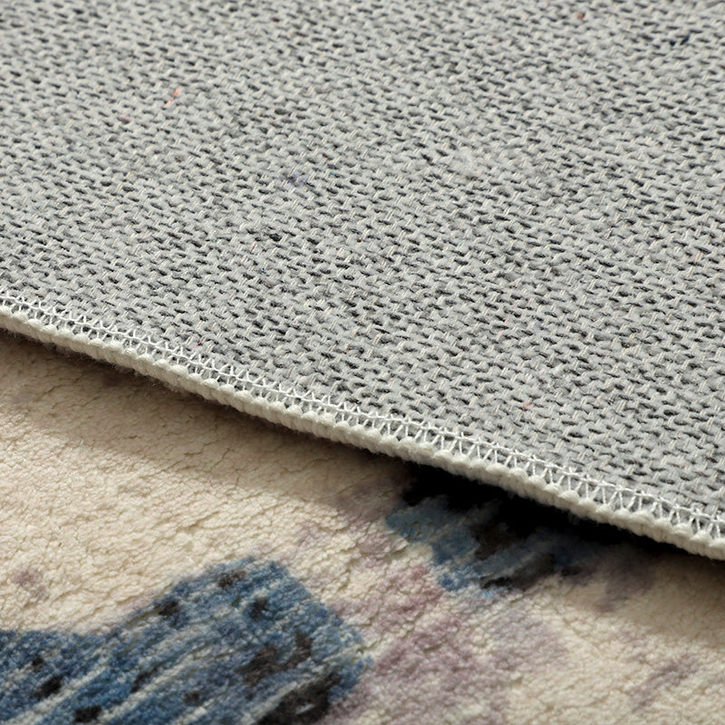 Anini Machine Washable Rug in Blue