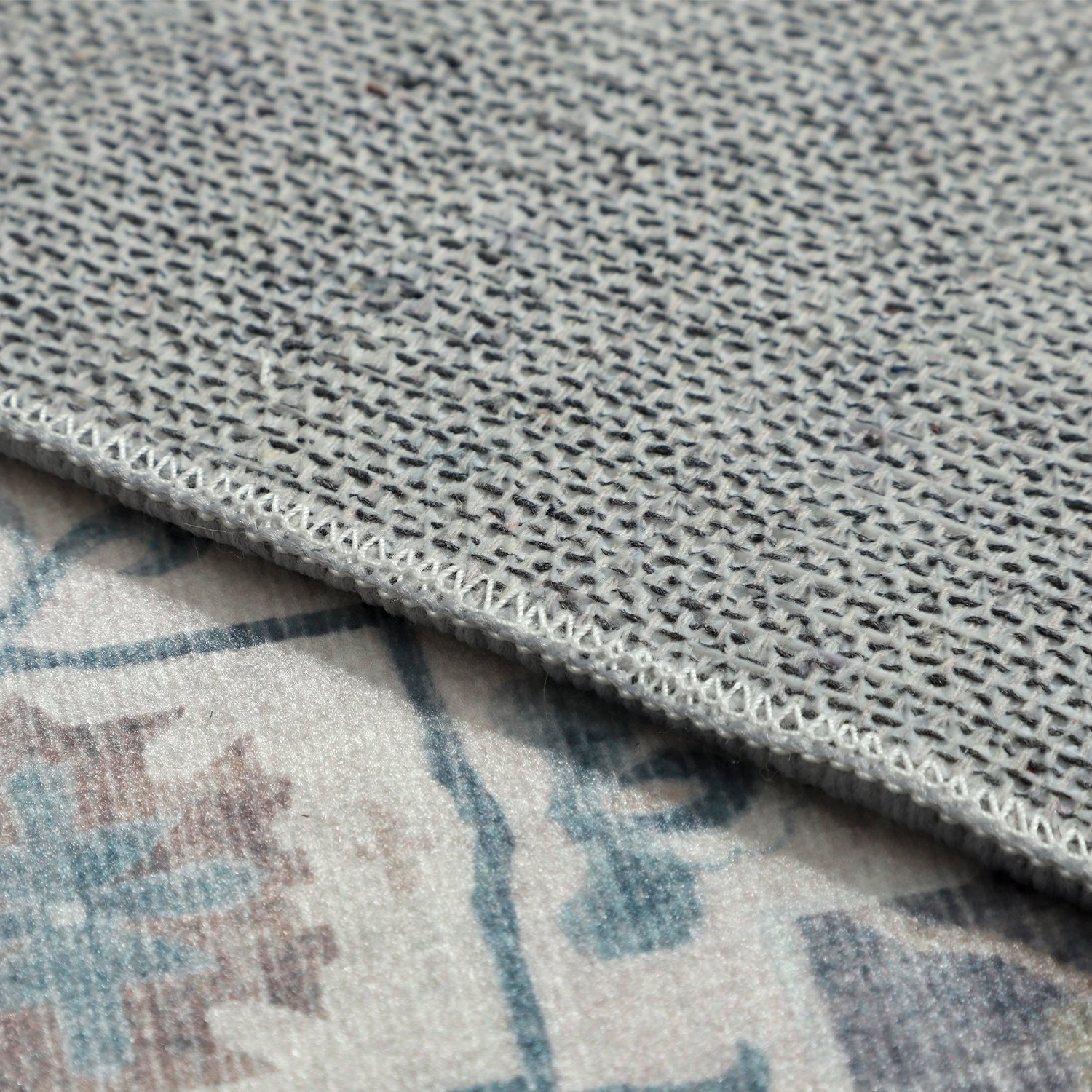Anna Machine Washable Rug in Grey