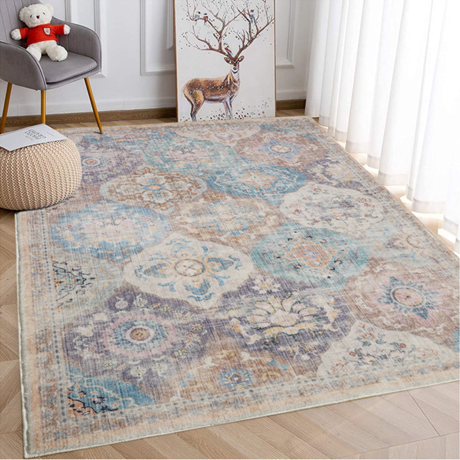 Chighu Machine Washable Rug