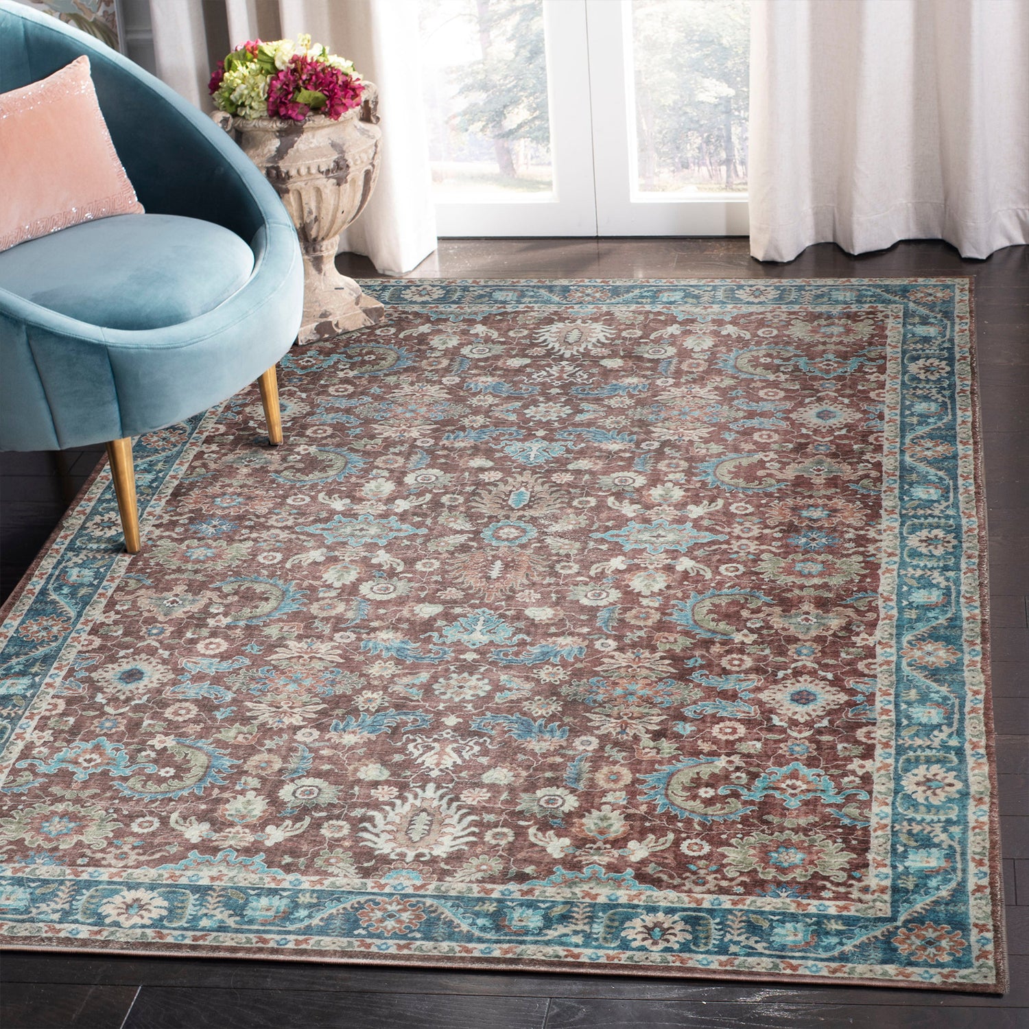 Imna Machine Washable Rug