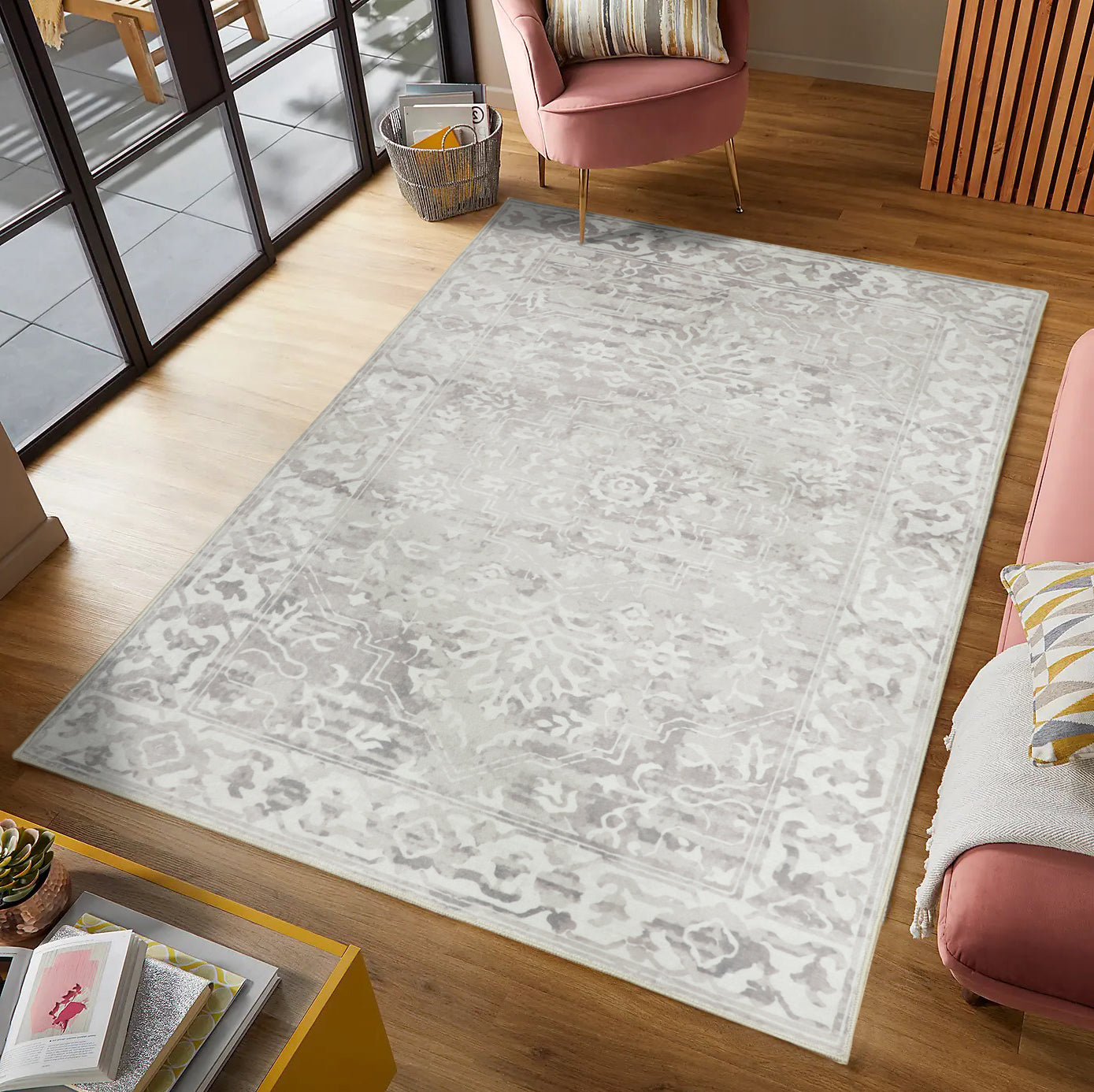 Shay Machine Washable Rug in Natural