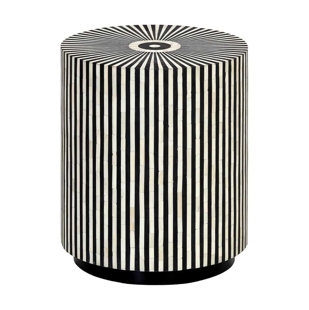 Makayla Bone Inlay Side Table