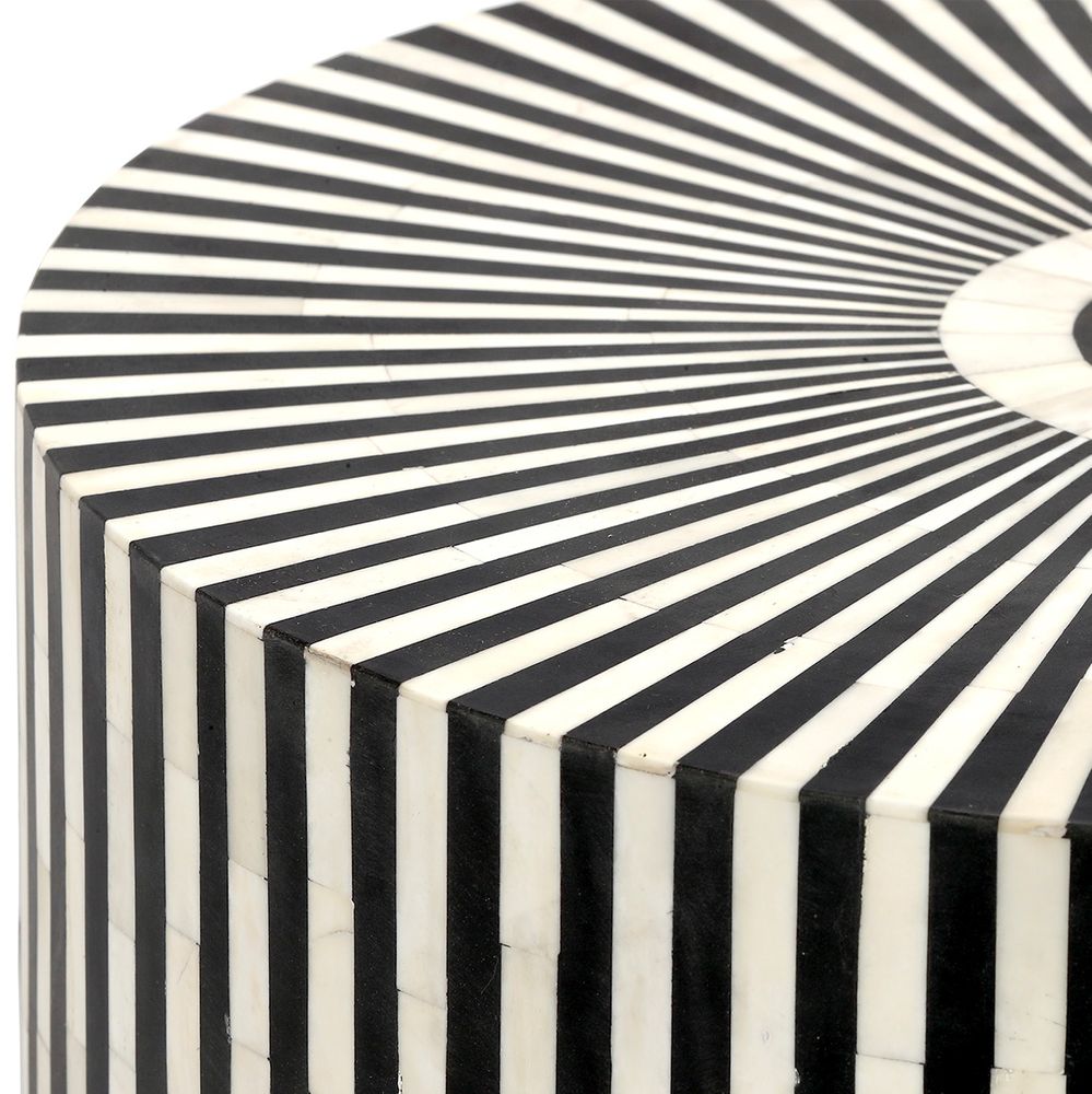 Makayla Bone Inlay Side Table