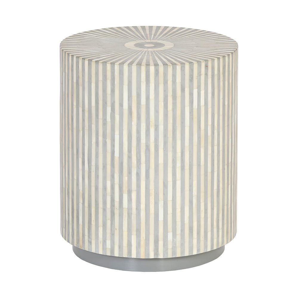 Makayla Bone Inlay Side Table