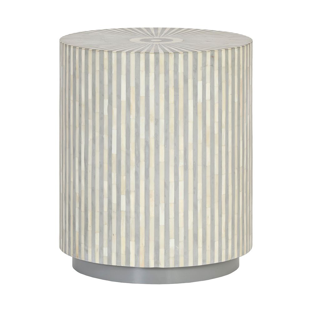 Makayla Bone Inlay Side Table