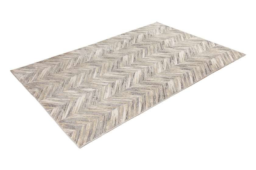 Makrana Distressed Rug in Grey