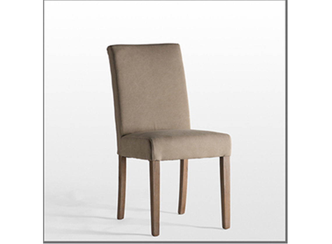 Matelasse Dining Chair in Oatmeal