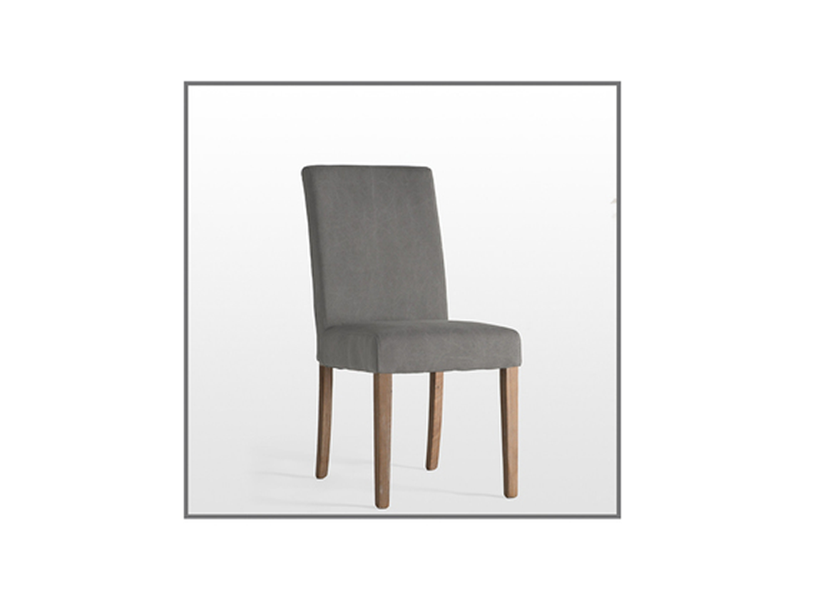 Matelasse Dining Chair in Shale Grey