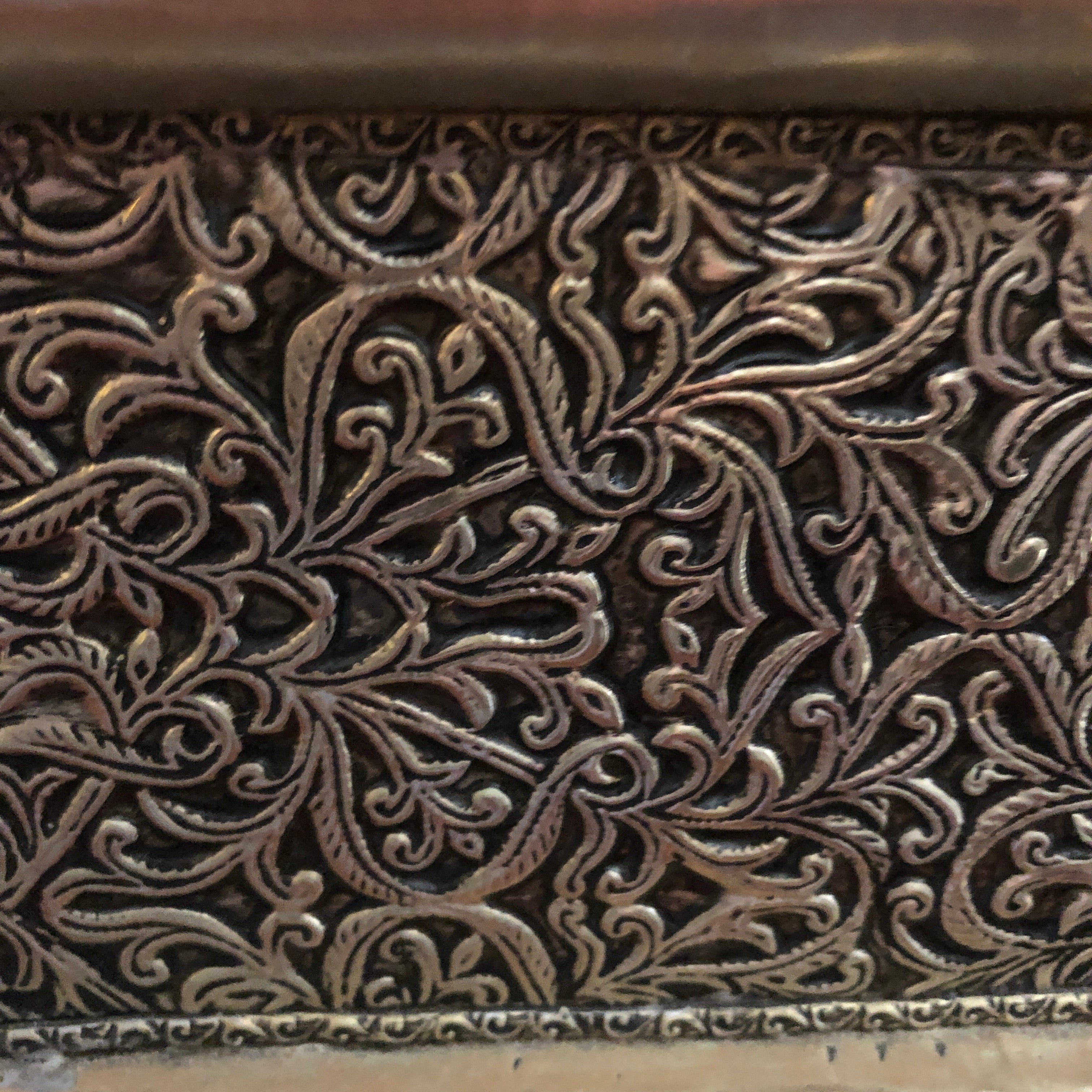 Sultan's Hexagonal Tea Table in Silver Nickel III