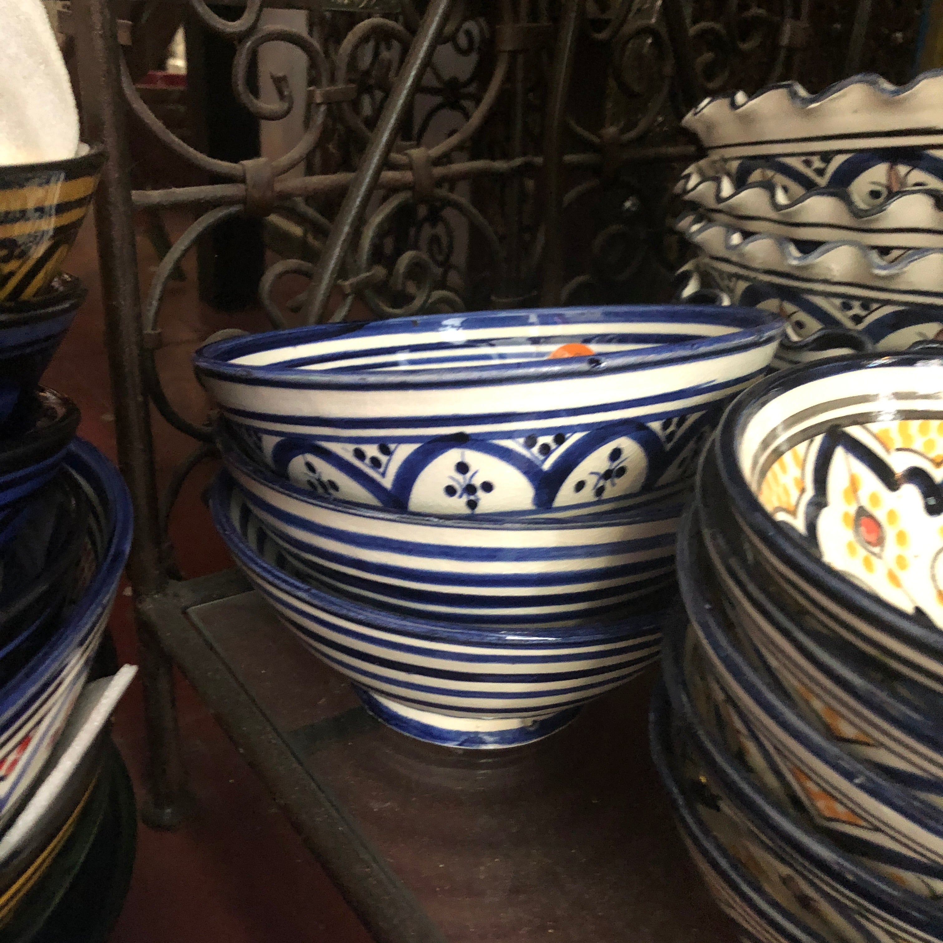 Traditional Moroccan Ceramic Bowl