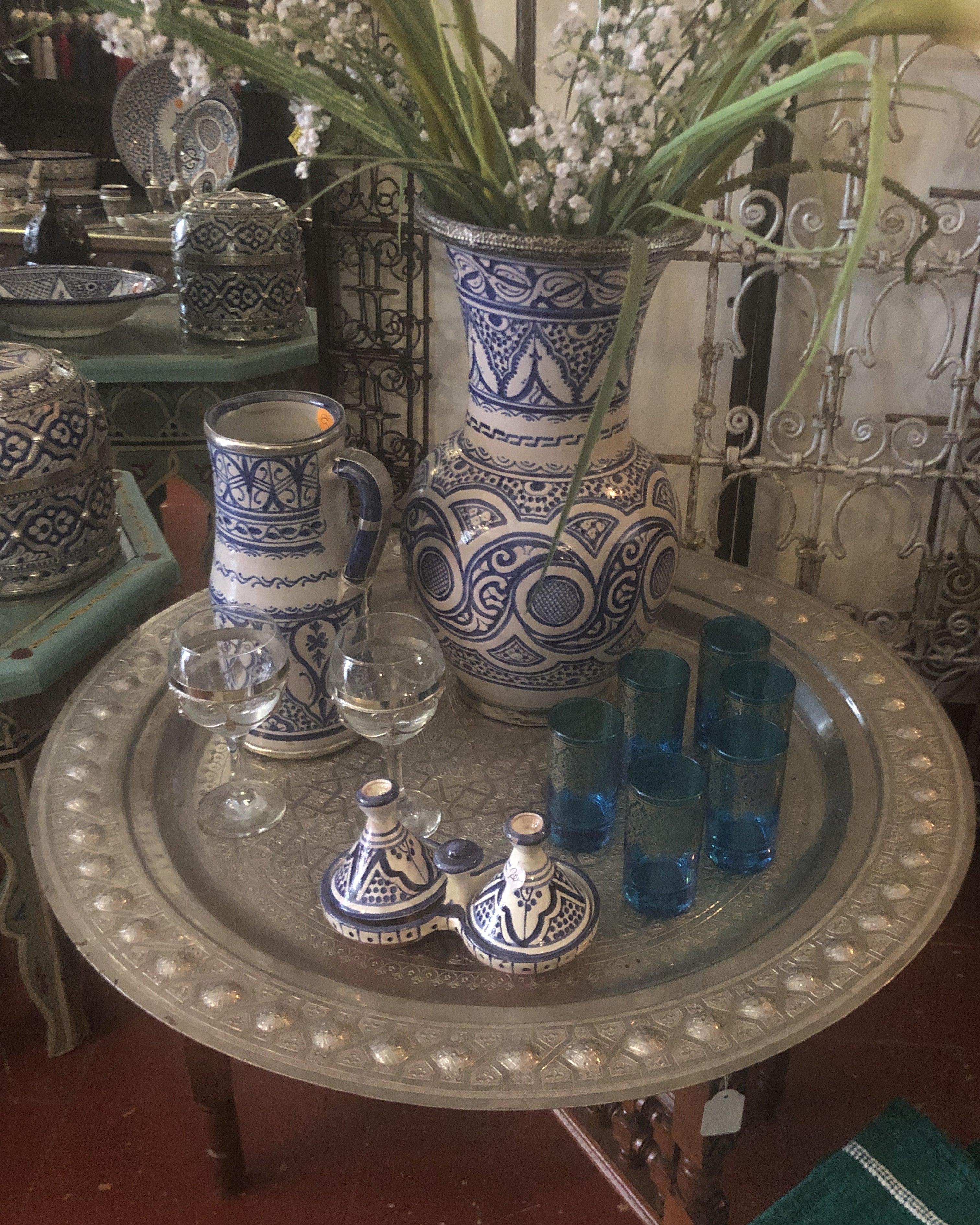 Fez Tea Tray Table