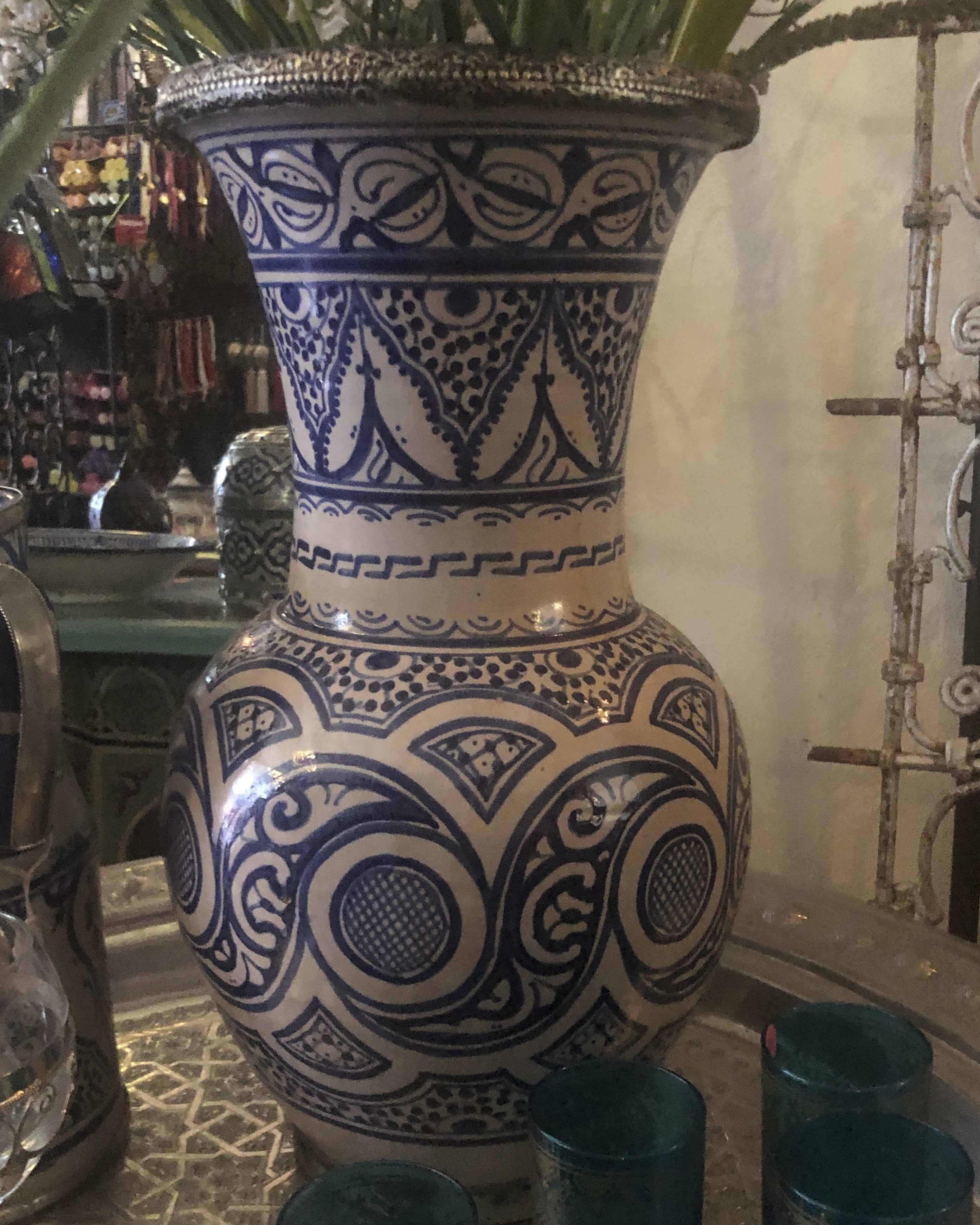 Safi Vase in Blue