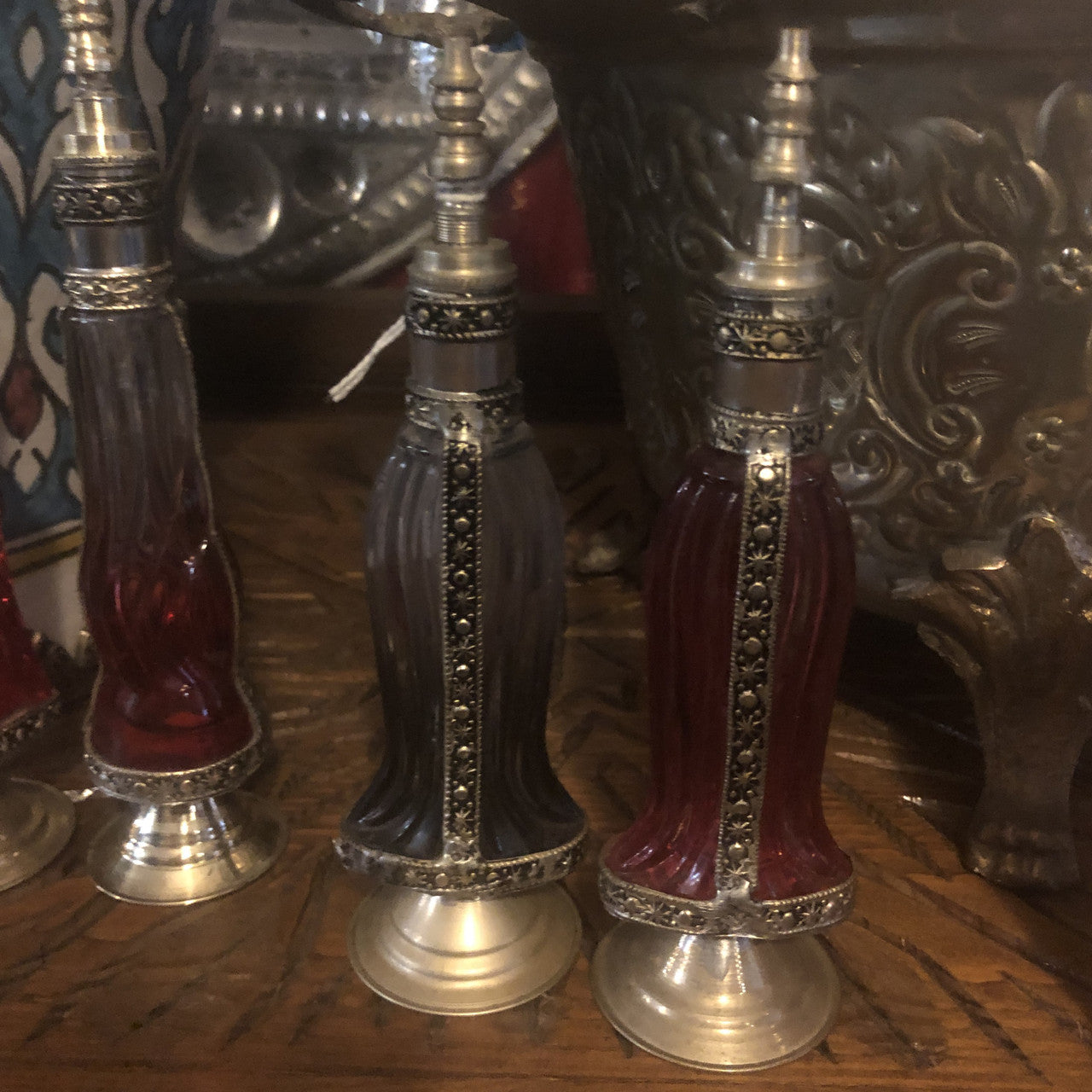 Moroccan Perfume Bottle in Blue