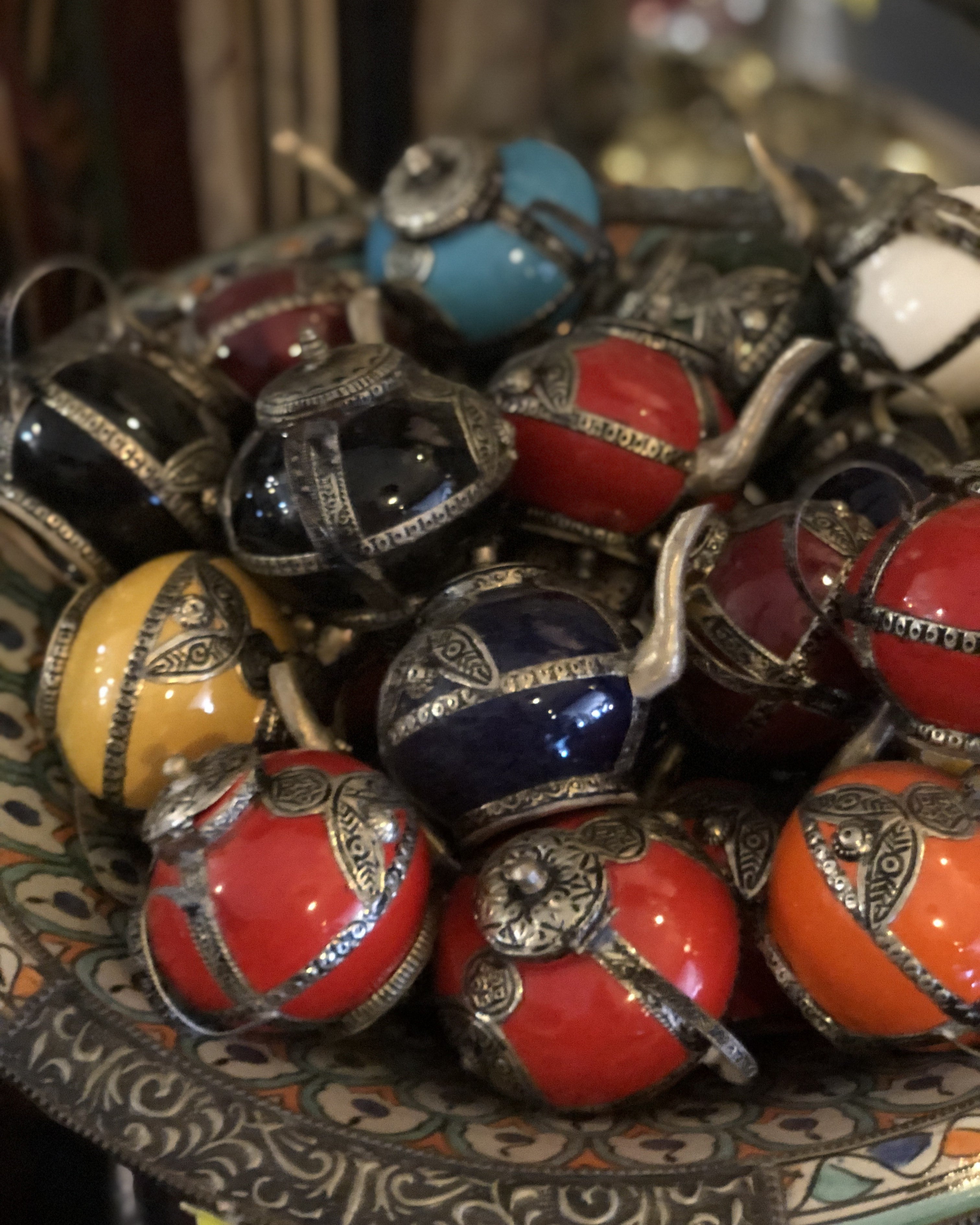 Ornamental Mini Fez Tea Pot