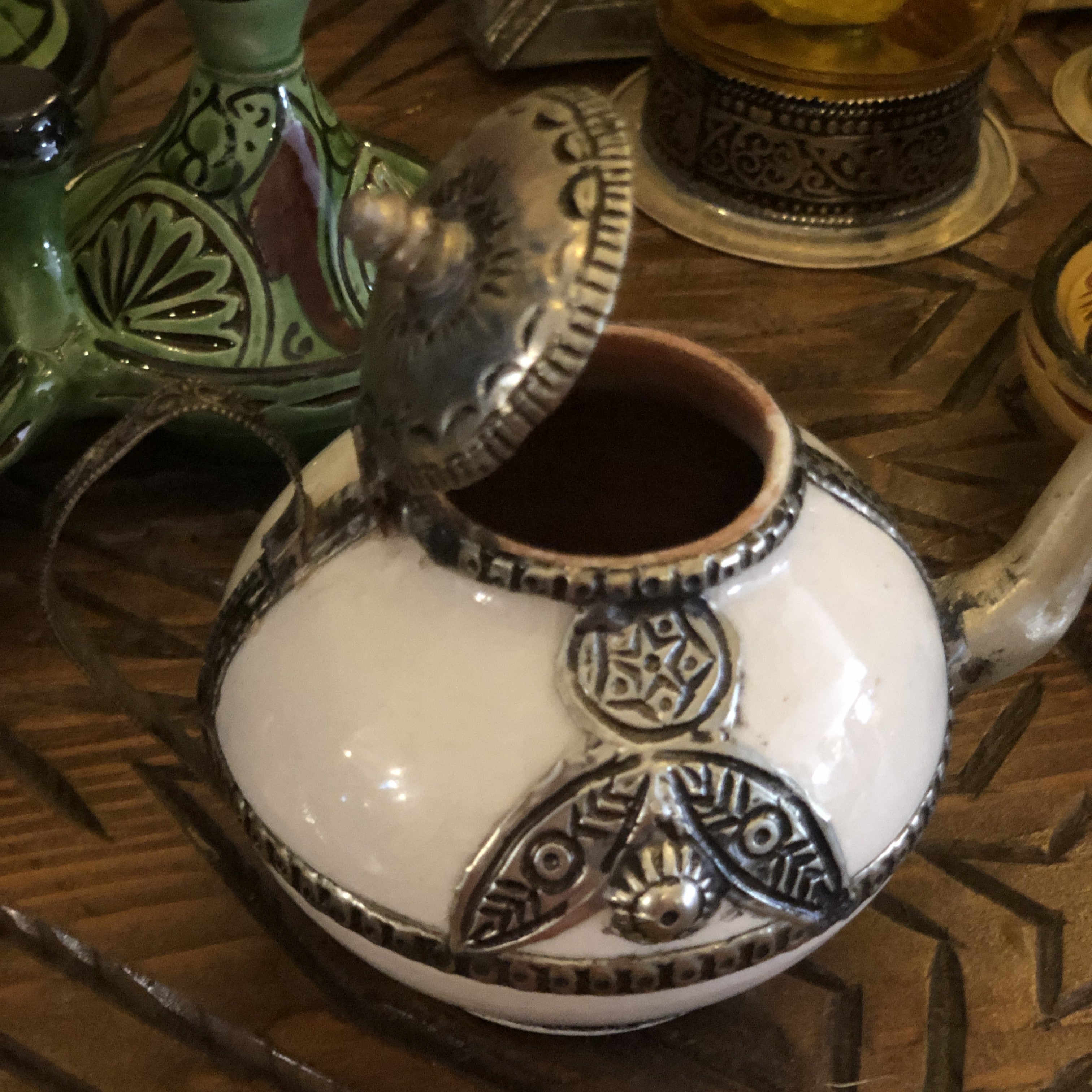 Ornamental Mini Fez Tea Pot