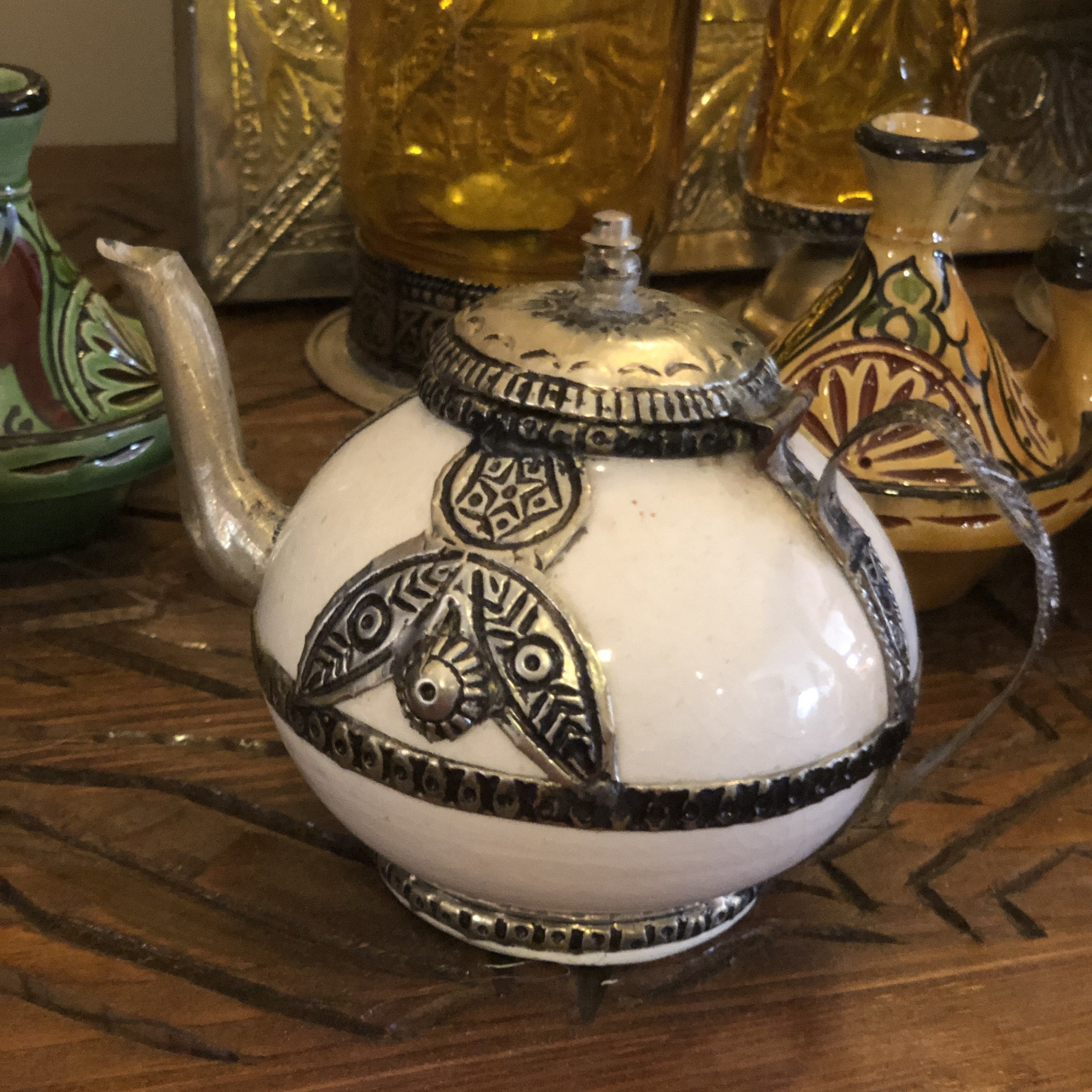 Ornamental Mini Fez Tea Pot