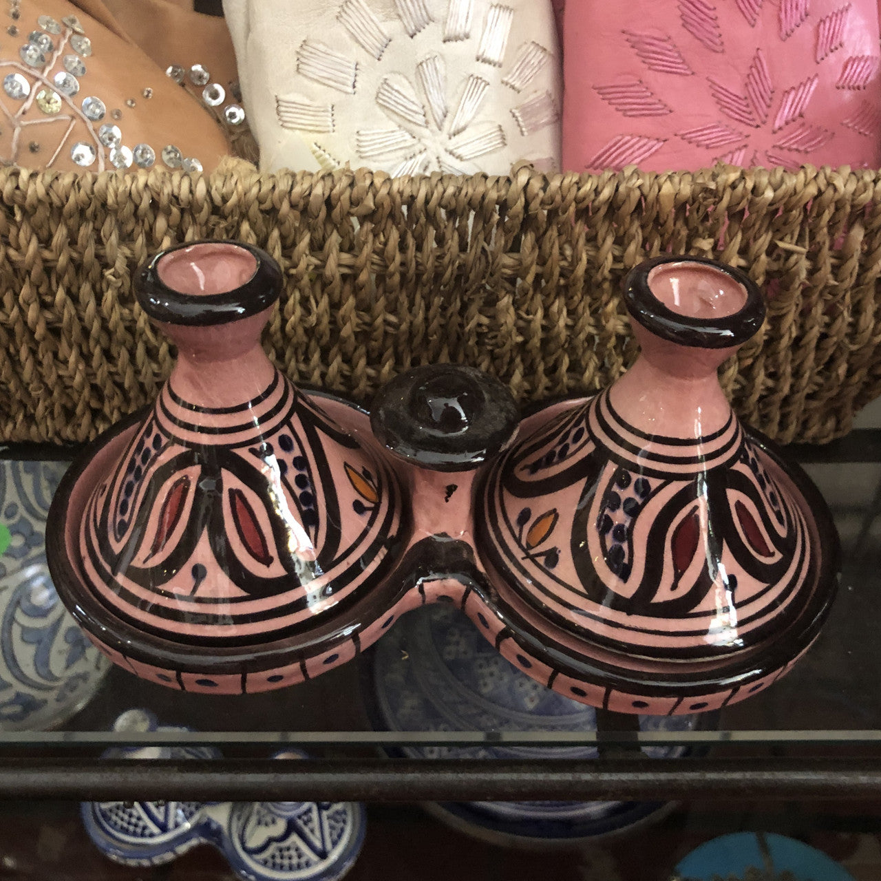 Maroc Mini Dual Tagine in Rose