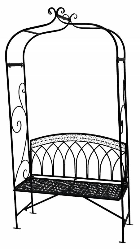 Metallic Arch with Bench