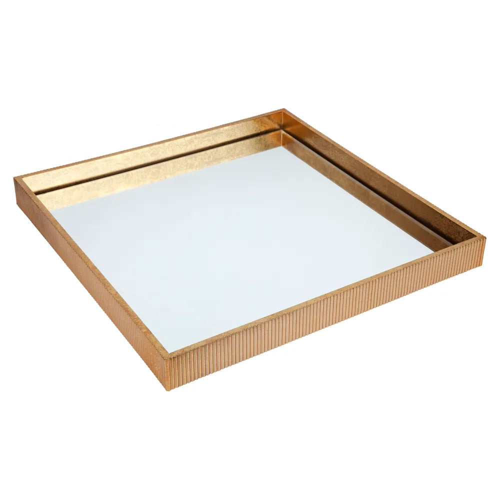 Miles Mirrored Tray Range in Gold