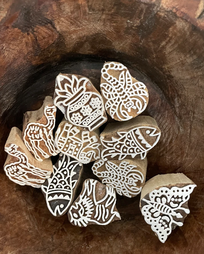 Mini Carved Printing Blocks