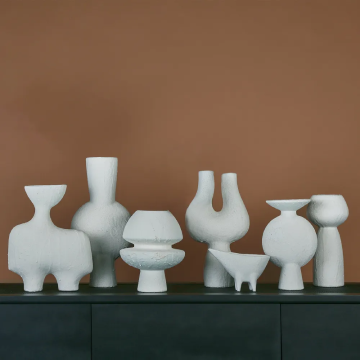 Miro Vase in White