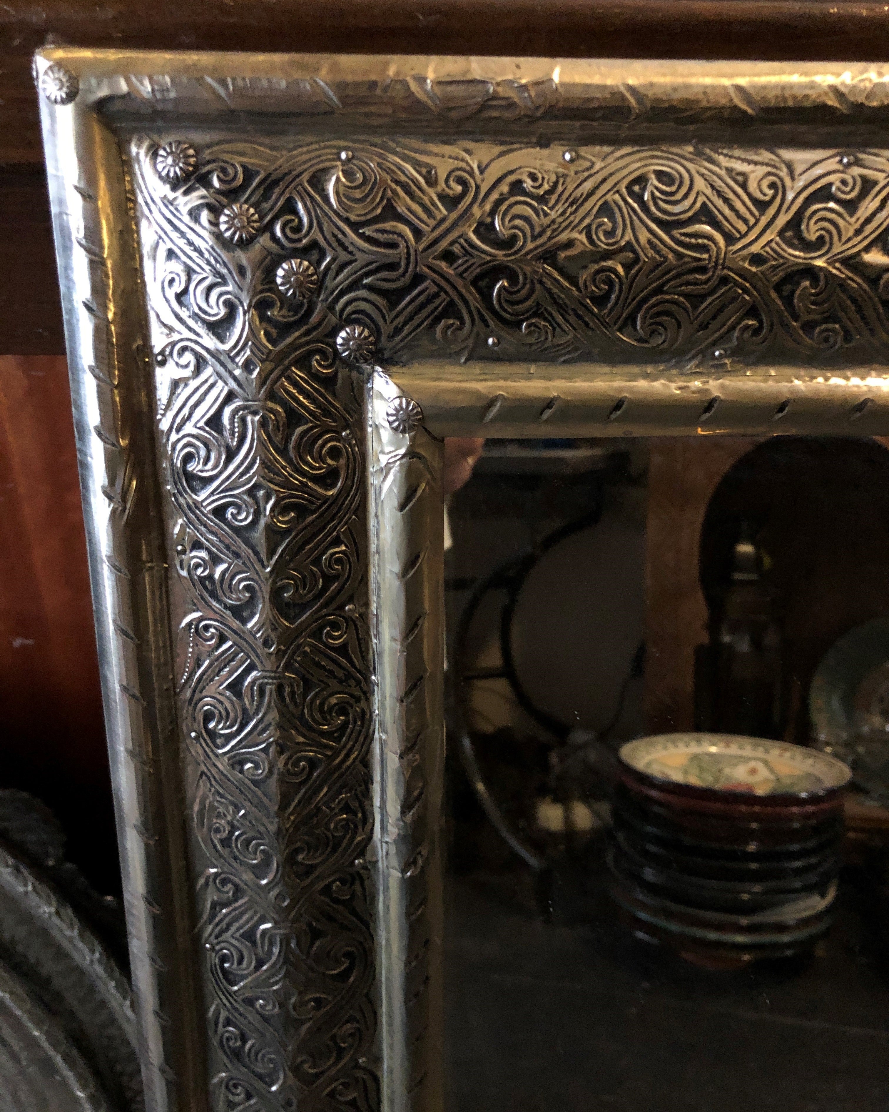 Metalwork Moroccan Mirror