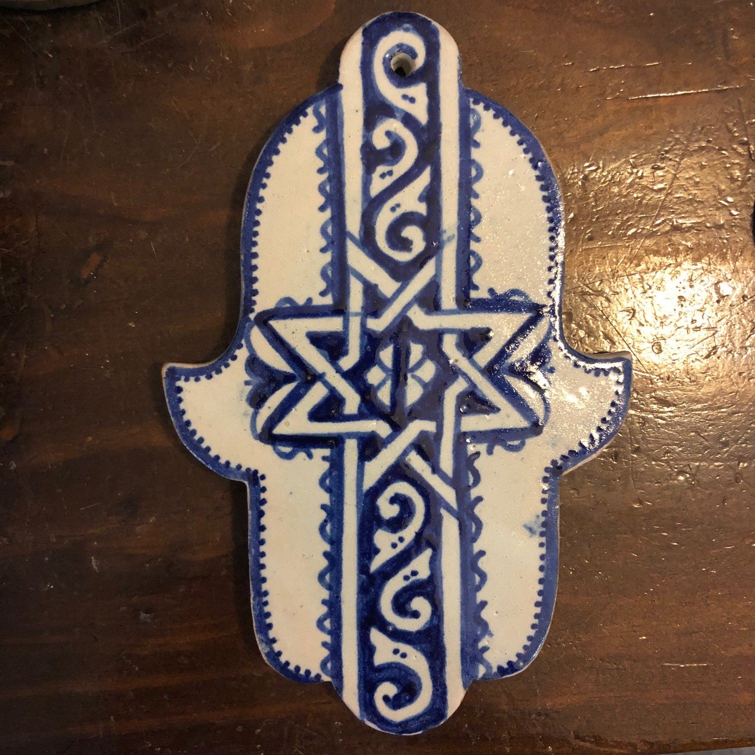 Moorish Fez Hamsa Wall Plaque