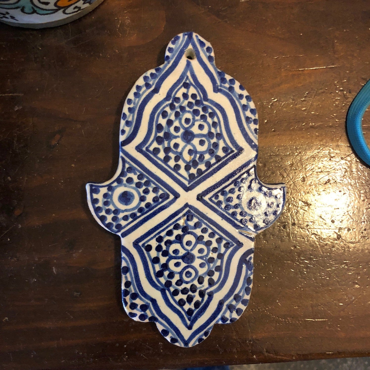 Moorish Fez Hamsa Wall Plaque