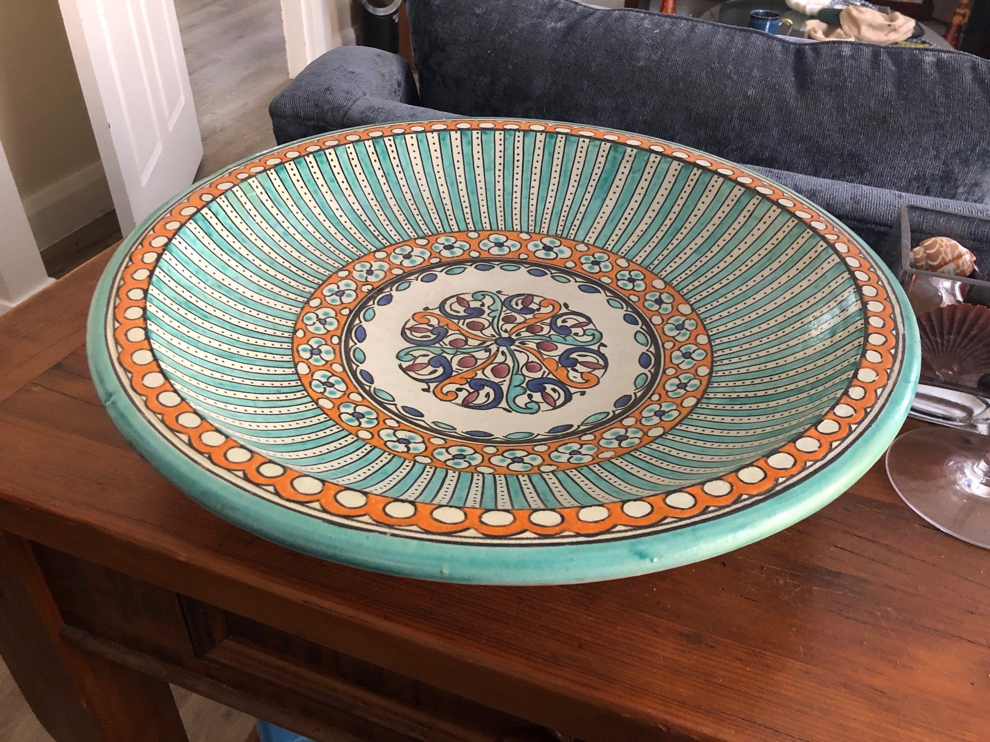 Moorish Fez Serving Bowl/Platter