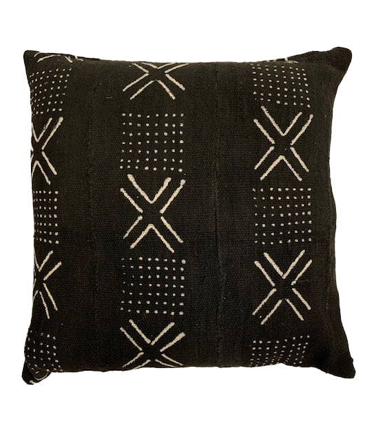 Mudcloth Cushion in Black