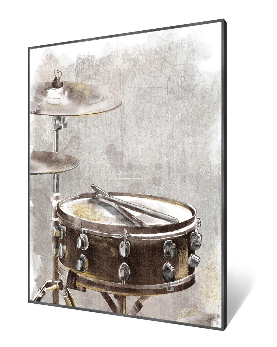 Musical Carnival Framed Canvas