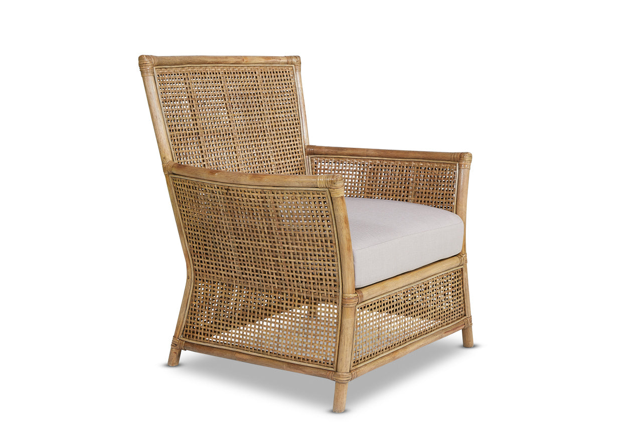 Rattan Orient  Arm Chair with Cushion