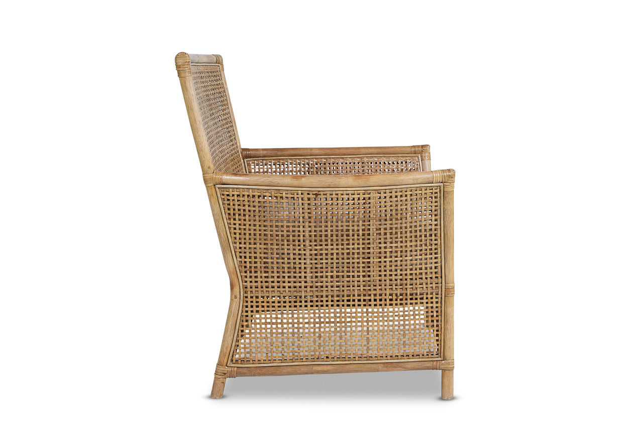 Rattan Orient  Arm Chair with Cushion