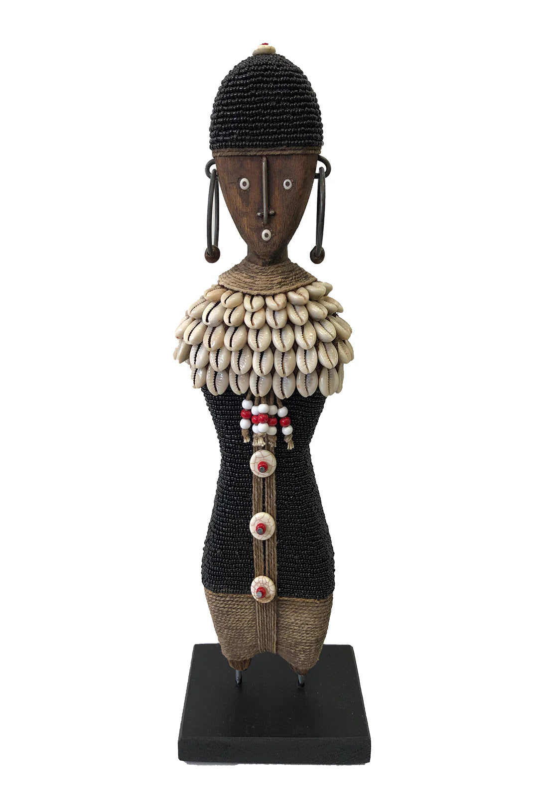 Ndamji Beaded Doll in Black