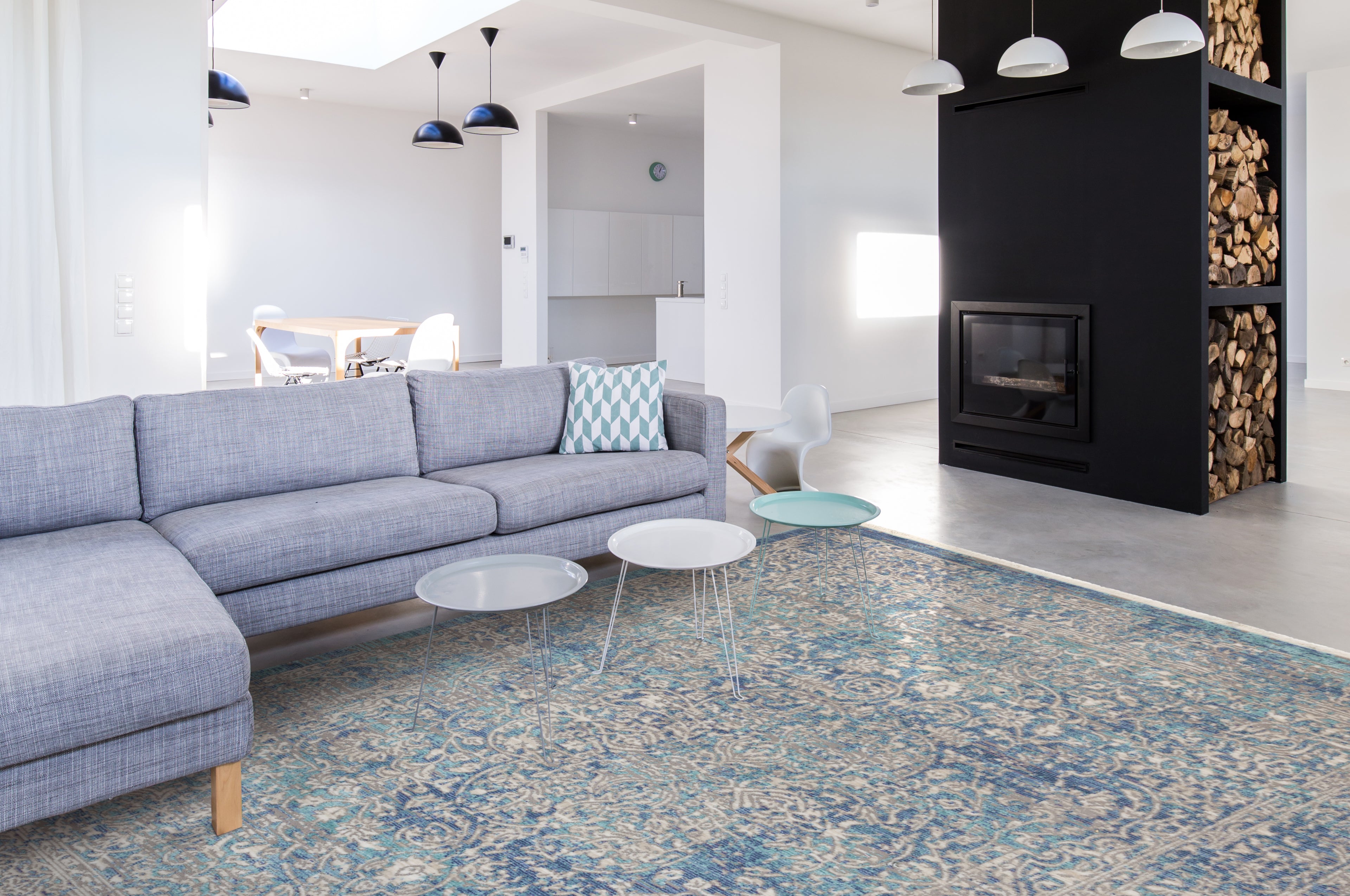 Namur Blue Indoor Rug