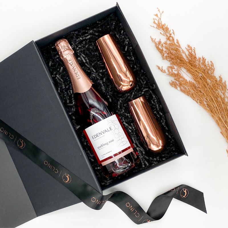 Manhattan Non-Alcoholic Sparkling Rose Gift Set