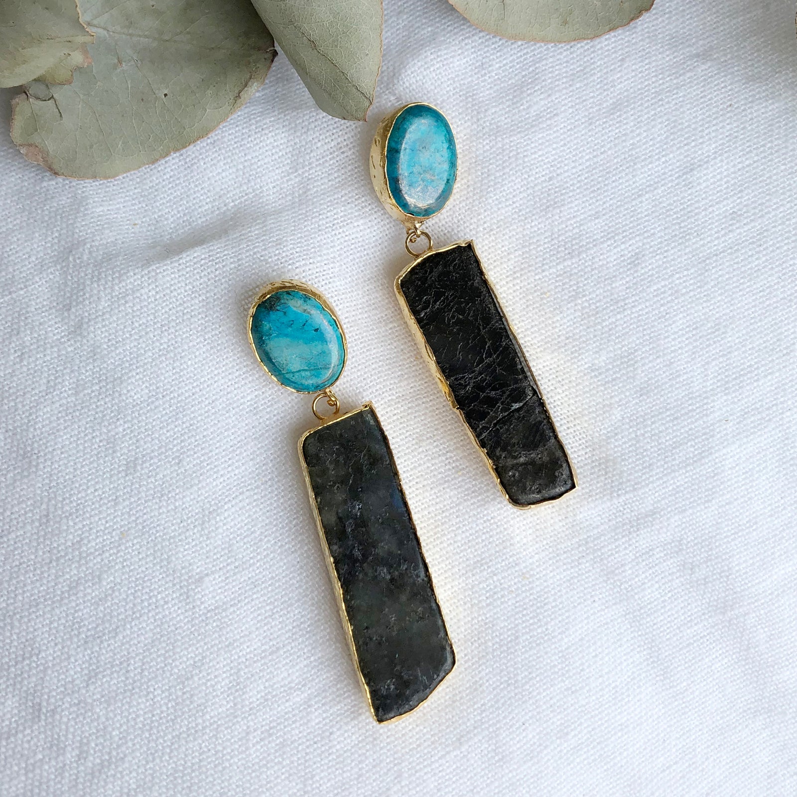 Nysa Double Drop Earrings