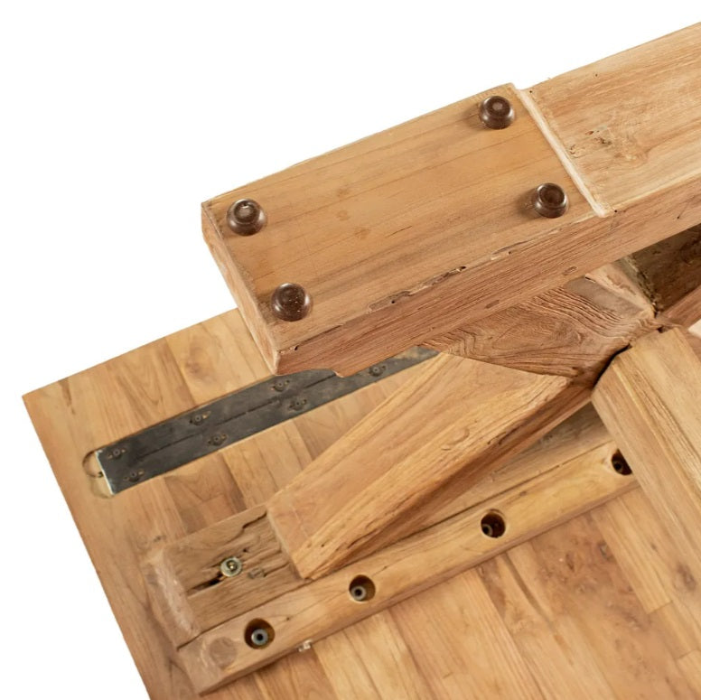 Tauranga Rustic Teak Rectangle Dining Table (240cm)